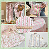 1M Flower Pattern Cotton Fabric DIY-PH0036-57-5
