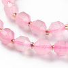 Natural Rose Quartz Beads Strands G-S362-090B-3