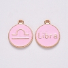 Alloy Enamel Pendants LS-X-ENAM-S124-01B-09K-1