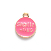 Alloy Enamel Pendants ENAM-S124-01A-03F-3