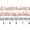 Electroplate Glass Beads Strands EGLA-B009-05A-04-4