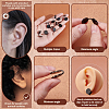 10Pcs 304 Stainless Steel Vortex Cuff Earrings EJEW-UN0002-76EB-4