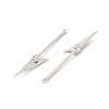 Rack Plating Alloy Big Pendants PALLOY-E025-10P-2
