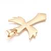 304 Stainless Steel Pendants STAS-I135-02G-2