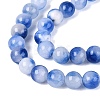 Natural Dyed Persian Jade Beads Strands G-Q609-6mm-01-4