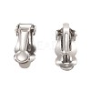 Tarnish Resistant 304 Stainless Steel Clip-On Earrings Findings X-STAS-Q185-01-1