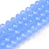 Glass Beads Strands EGLA-A044-J8mm-D03-1