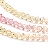 Transparent Painted Glass Beads Strands DGLA-A034-T4mm-A09-4