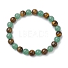 Natural Mixed Gemstone Mixed Gemstone Beads Thread Stretch Bracelets for Women BJEW-JB11253-2
