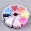 8 Colors PE DIY Melty Beads Fuse Tube Beads Refills DIY-N002-016-2