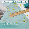 DICOSMETIC 2 Bags Glass Beads GLAA-DC0001-43-2