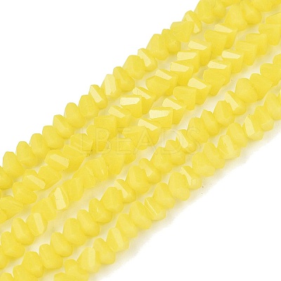 Opaque Glass Beads Strands GLAA-N019-3mm-05-1