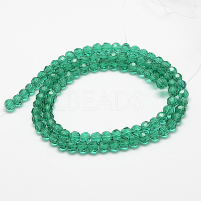Transparent Glass Bead Strands GLAA-G013-6mm-52-1