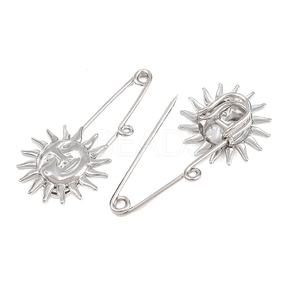 Sun 304 Stainless Steel Safety Pins Brooch Findings SA-CBA098D-13A-P-1