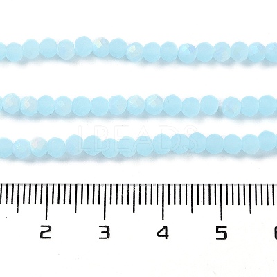 Imitation Jade Glass Beads Strands EGLA-A034-J3mm-MB04-1