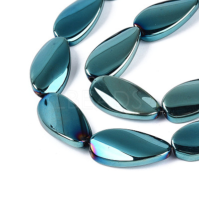 Electroplate Glass Beads Strands EGLA-N055-02M-1