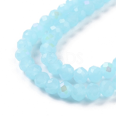 Electroplate Glass Beads Strands EGLA-A034-J3mm-L06-1