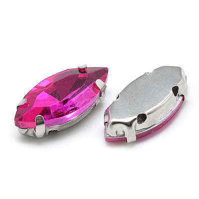 Sew on Rhinestone RGLA-T034-6x12mm-10-1