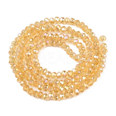 Electroplate Glass Beads Strands EGLA-A044-T2mm-B03-1