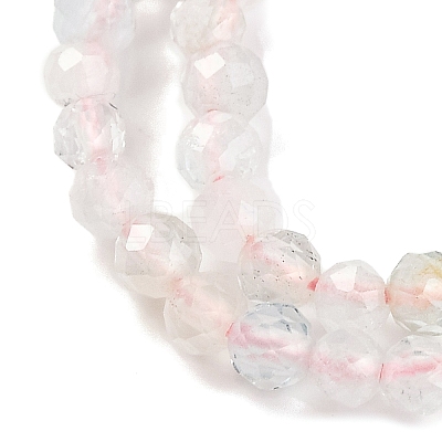 Natural Morganite Beads Strands G-F770-C05-03-1