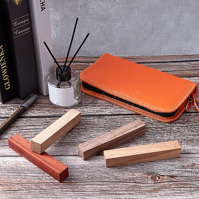 8 Pcs 4 Colors Wood Block WOOD-CA0001-13-1
