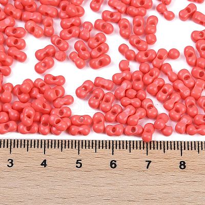 Baking Paint Glass Seed Beads SEED-K010-A08-1