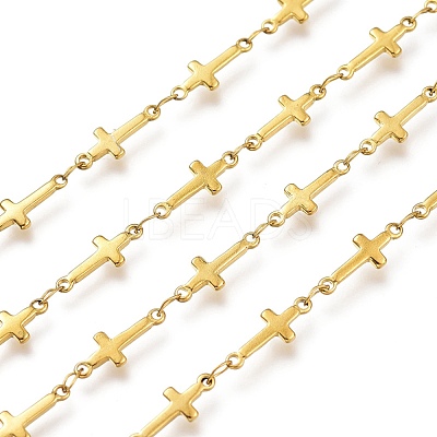 304 Stainless Steel Cross Link Chains CHS-M003-08G-1