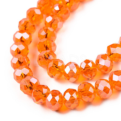Electroplate Glass Beads Strands LS-EGLA-A034-T6mm-A23-1