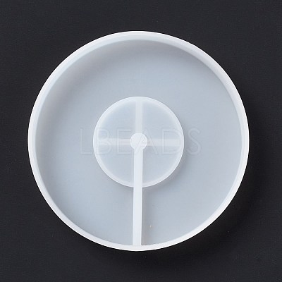 Flat Round LED Art Light Display Base DIY Silicone Molds DIY-C054-04-1