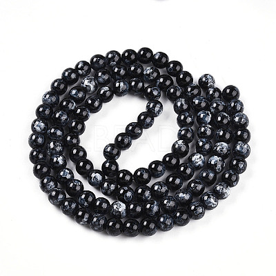 Baking Paint Glass Beads X1-DGLA-N003-8mm-A10-1