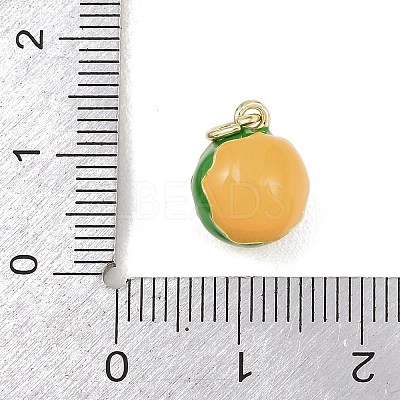 Brass Enamel Pendants KK-Z144-01G-03-1
