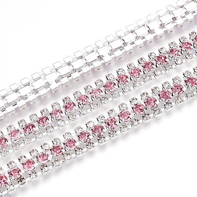 Iron Rhinestone Cup Chains CH-T006-04S-08-1