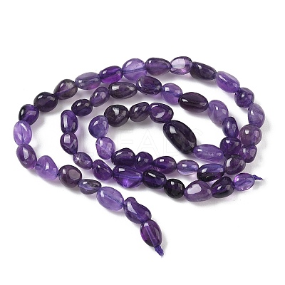 Natural Amethyst Bead Strands G-J280-08-1
