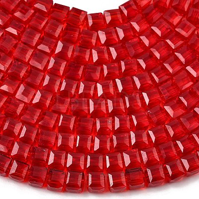 Glass Bead Strands GLAA-R041-6x6mm-03-1