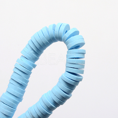 Handmade Polymer Clay Beads X-CLAY-R067-8.0mm-36-1