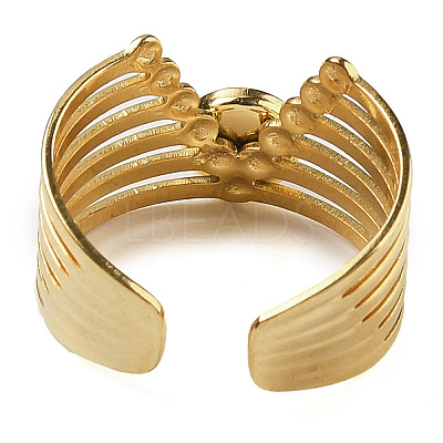 Natural White Jade Finger Rings RJEW-U027-02G-05-1