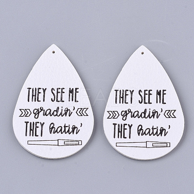PU Leather Big Pendants X-FIND-R072-10-B07-1