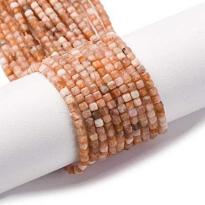 Natural Peach Moonstone Beads Strands G-RM250104-A3-1