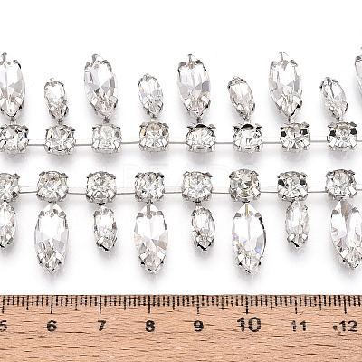 Iron Rhinestone Cup Chains CH-T006-13A-1