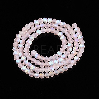 Transparent Glass Beads Strands EGLA-A044-T3mm-MB22-1