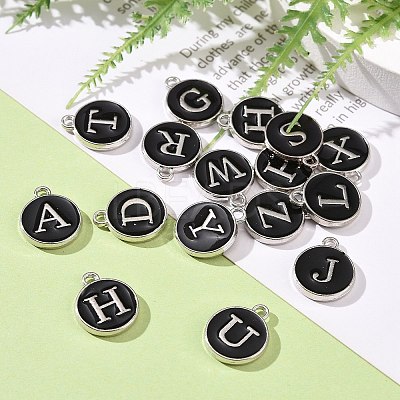 Alloy Enamel Charms ENAM-S118-02-P-1