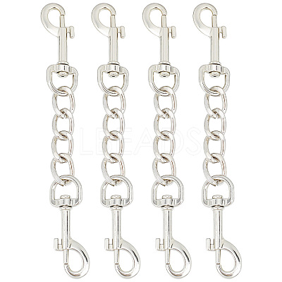 4Pcs Alloy Double Swivel Clasps FIND-GO0001-81P-1