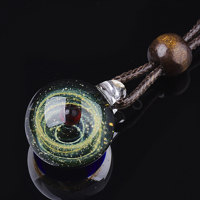 Handmade Lampwork Pendants LAMP-S190-02A-1