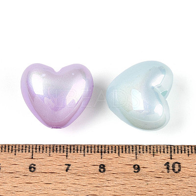 UV Plating Opaque Acrylic Beads SACR-T035-09M-1