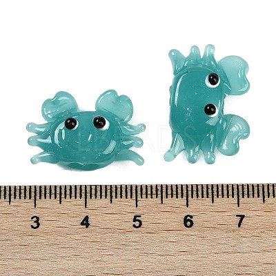 Handmade Lampwork Beads LAMP-Q031-018K-1