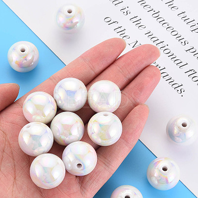 Opaque Acrylic Beads X-MACR-S370-D20mm-01-1