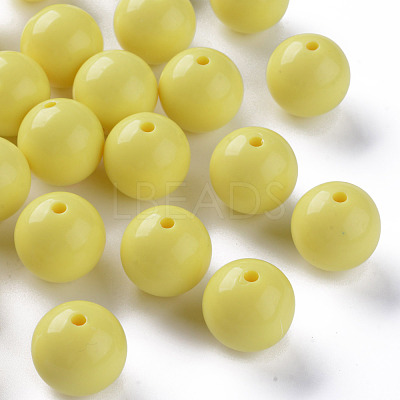 Opaque Acrylic Beads MACR-S370-C20mm-A10-1