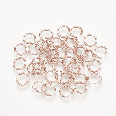 Anodized Aluminum Open Jump Rings X-ALUM-R005-0.8x6-04-1