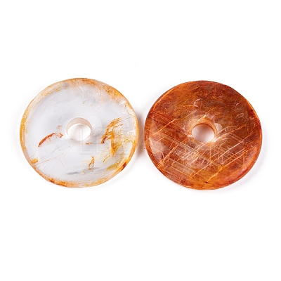 Natural Calcite Dyed Pendants G-B083-01B-02-1