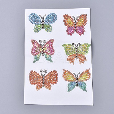 DIY Diamond Painting Stickers Kits For Kids DIY-F051-04-1